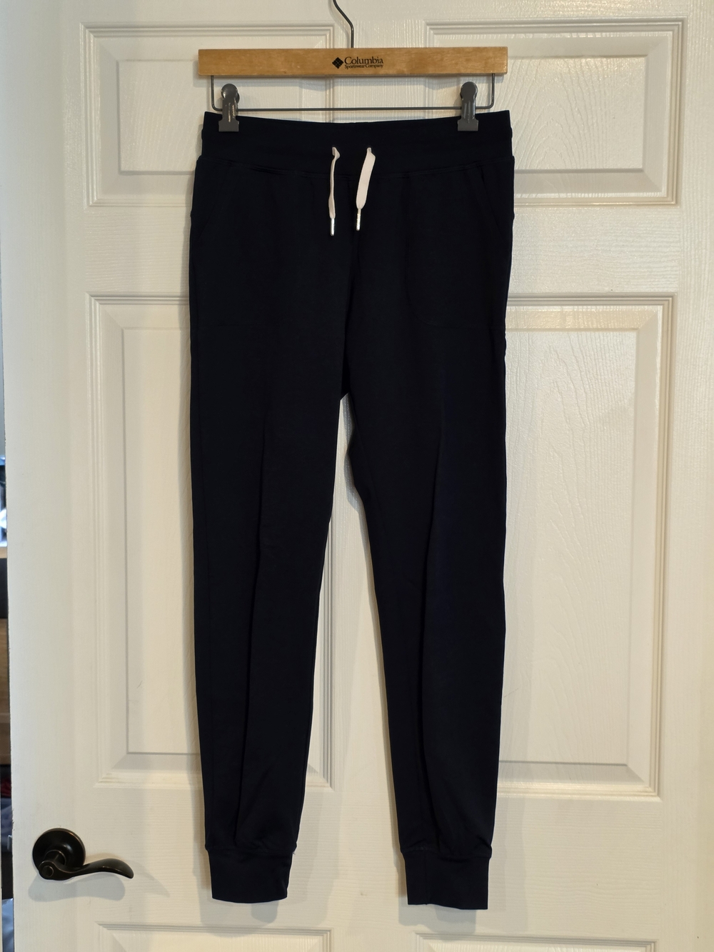 ZYIA Active Women's Navy Blue Jogger Pants with Drawstring